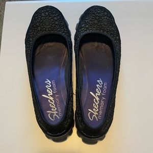 Skechers Women’s Memory Foam Slip-On Shoes - Black - Size 8.5